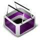 Cart Purple Icon 80x80 png